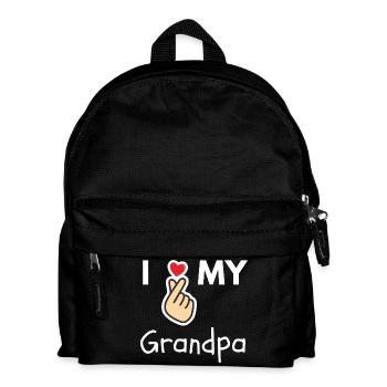 J’adore mon cadeau de famille grand-père - Sac à dos Enfant - noir - Devant