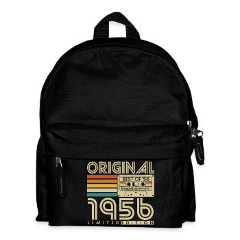 1956 Geburtstag Retro Jahrgang Vintage Geschenk - Kinder Rucksack - Schwarz - Vorne