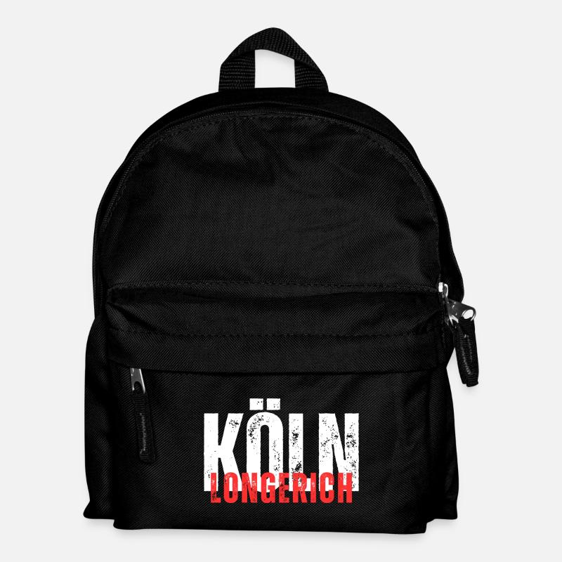 Longerich white red - Kids' Backpack - black