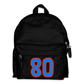 80. 80 JAHRE. 80. JAHRESTAG. 80-JÄHRIGES JUBILÄUM. - Kinder Rucksack - Schwarz - Vorne