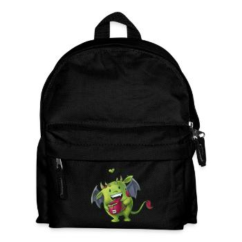 Tee Monster - Kinder Rucksack - Schwarz - Vorne