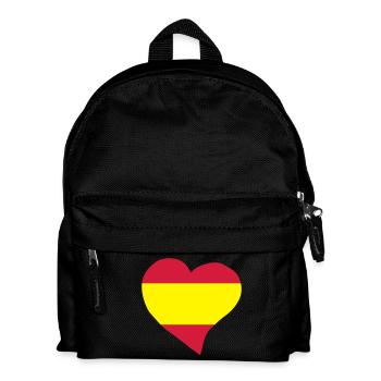 Spanish heart - Kids' Backpack - black - Front