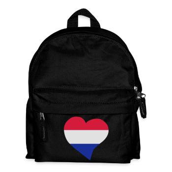 Un coeur néerlandais - Sac à dos Enfant - noir - Devant