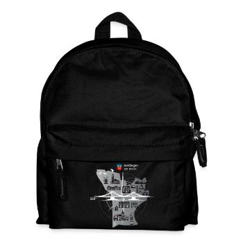 Uerdingen am Rhein 360° - Kinder Rucksack - Schwarz - Vorne