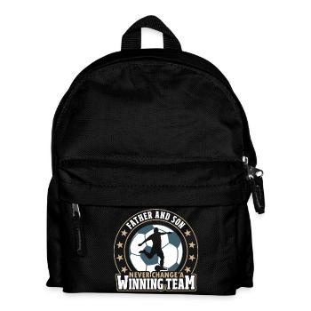 Father and Son - Never Change A Winning Team - Kinder Rucksack - Schwarz - Vorne