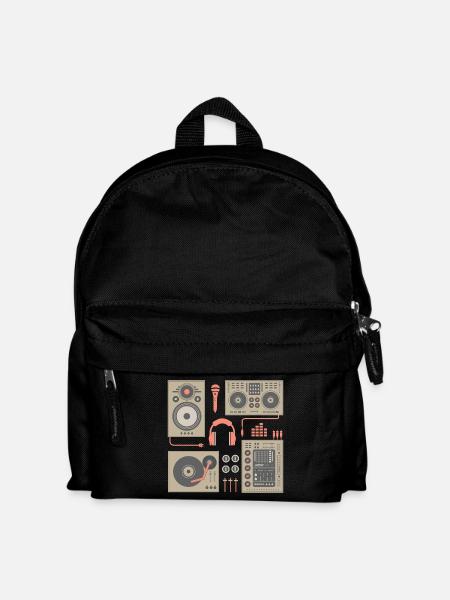 DJ Turntable set - Kids' Backpack - black