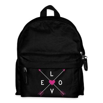 Love-Ethno Pfeile - Kinder Rucksack - Schwarz - Vorne