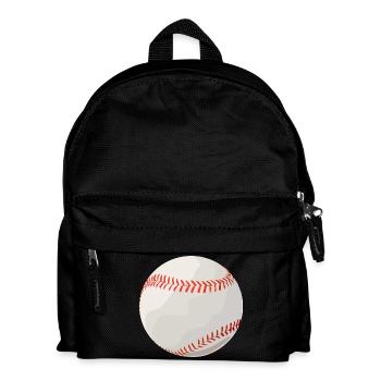 Baseball Ball Handschuh Spieler Amerika Geschenk - Kinder Rucksack - Schwarz - Vorne