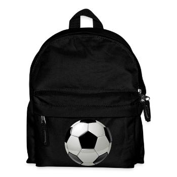 Fussball Weltmeisterschaft Geschenkidee Fußballer - Kinder Rucksack - Schwarz - Vorne