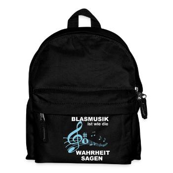 Brass music is like telling the truth! - Gift - Kids' Backpack - black - Front