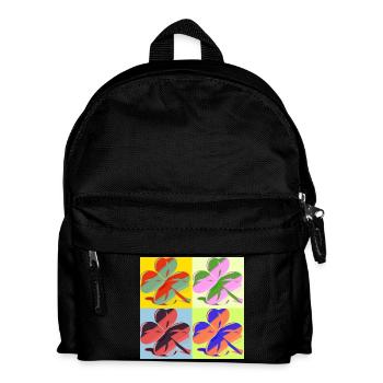 Kleeblatt - Kinder Rucksack - Schwarz - Vorne