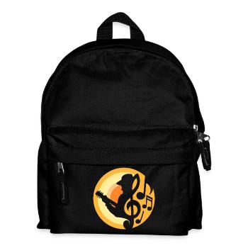 Guitar Player - Kids' Backpack - black - Front