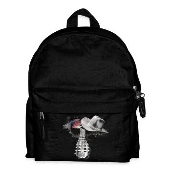 (kl_linedance38b) - Kinder Rucksack - Schwarz - Vorne