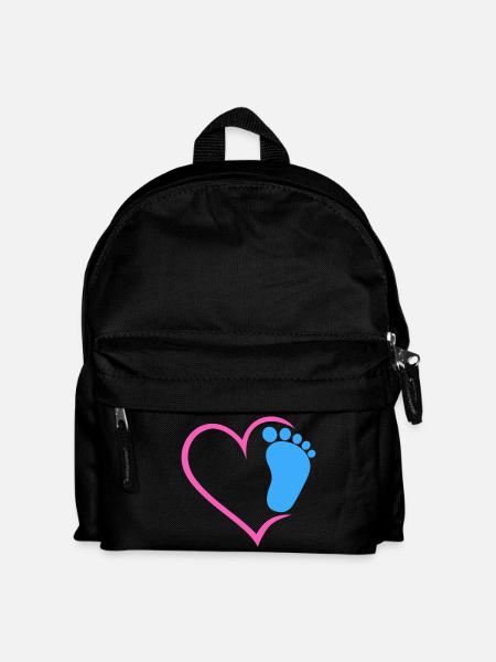 Empreinte de bébé - Sac à dos Enfant - noir