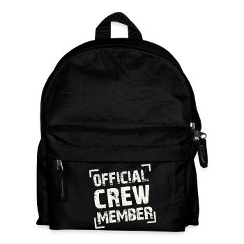 official crew member - Kids' Backpack - black - Front
