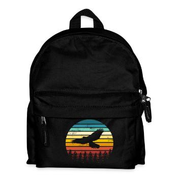 Bird Eagle - Kids' Backpack - black - Front