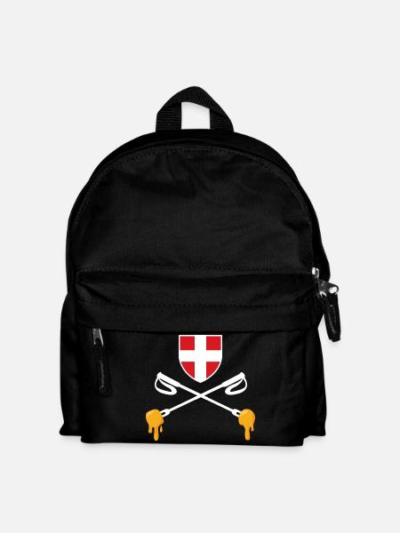 Savoie Ski et fondue savoyarde Cadeau Haute Savoie - Sac à dos Enfant - noir