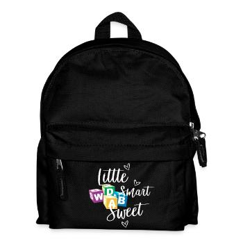 Small Smart and Sweet - Kids' Backpack - black - Front