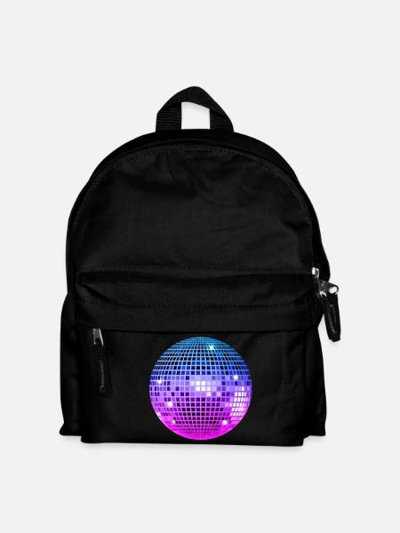 Premium Trendy Disco Ball - Kids' Backpack - black