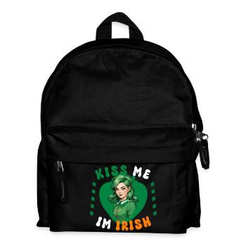 Kiss me, I'm Irish - Kids' Backpack - black - Front