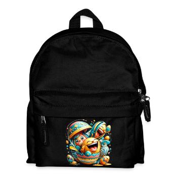 Conception graphique de Pâques dans le style Mixed Dimensions - Sac à dos Enfant - noir - Devant
