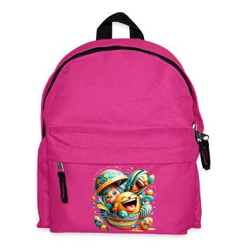 Easter graphic design in Mixed Dimensions style - Kids' Backpack - fuchsia - Front