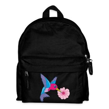 Oiseau butineur - Sac à dos Enfant - noir - Devant