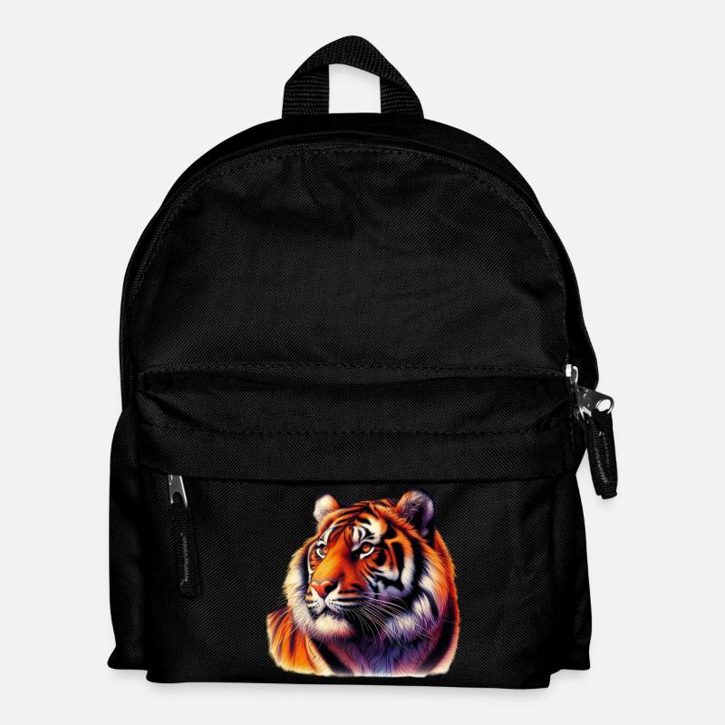 Tiger - Kinder Rucksack - Schwarz
