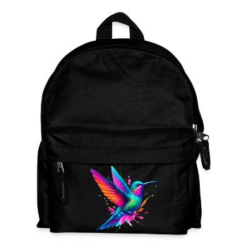 Kolibri - Kinder Rucksack - Schwarz - Vorne