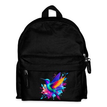 Kolibri - Kinder Rucksack - Schwarz - Vorne