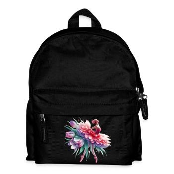 Ballet dancer with tutu - Kids' Backpack - black - Front