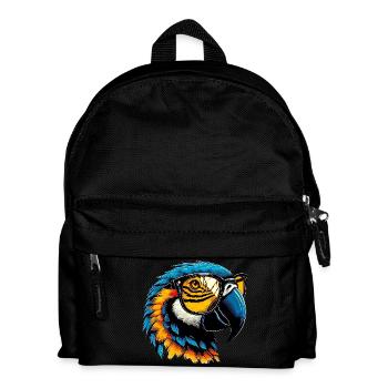 Perroquet - Sac à dos Enfant - noir - Devant