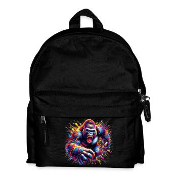 Gorilla - Kids' Backpack - black - Front