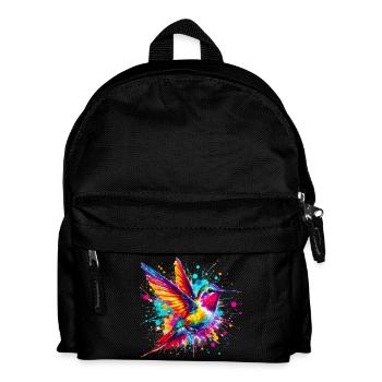 Kolibri - Kinder Rucksack - Schwarz - Vorne