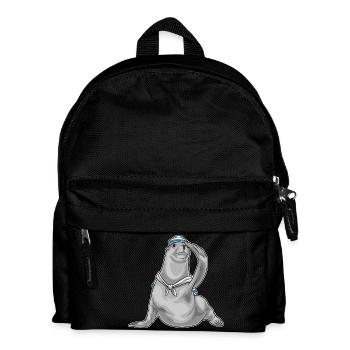 Chapeau de marin phoque - Sac à dos Enfant - noir - Devant