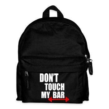 Dont touch my bar - Sac à dos Enfant - noir - Devant