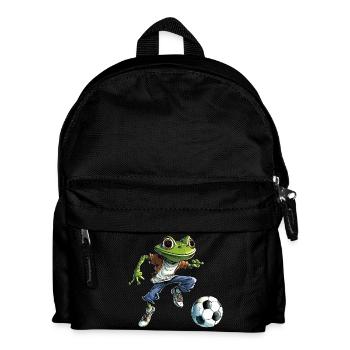 Football des grenouilles - Sac à dos Enfant - noir - Devant