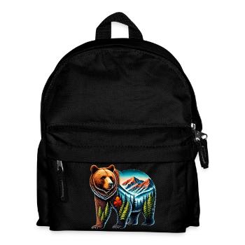 Ours - Sac à dos Enfant - noir - Devant