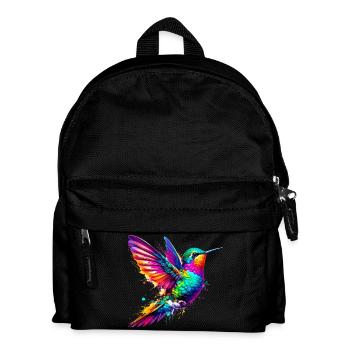 Kolibri - Kinder Rucksack - Schwarz - Vorne