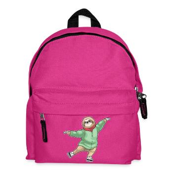 Patins à glace paresseux - Sac à dos Enfant - fuchsia - Devant