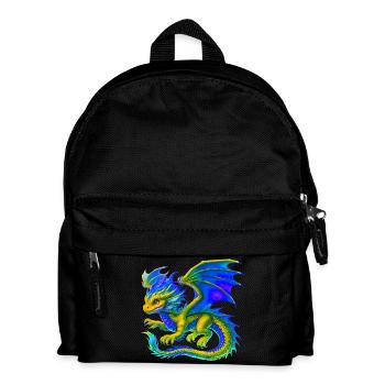 Dragon - Kids' Backpack - black - Front