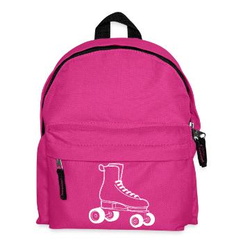Roller Skates Drawing - Kids' Backpack - fuchsia - Front