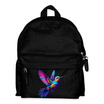 Kolibri - Kinder Rucksack - Schwarz - Vorne