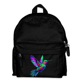 Kolibri - Kinder Rucksack - Schwarz - Vorne