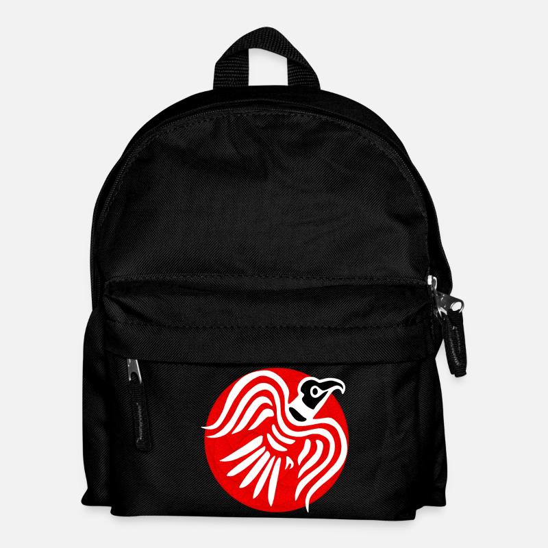 Wikinger Rabe - Kinder Rucksack - Schwarz