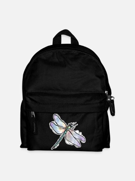 Libelle - Kinder Rucksack - Schwarz