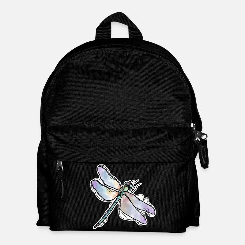 Libelle - Kinder Rucksack - Schwarz
