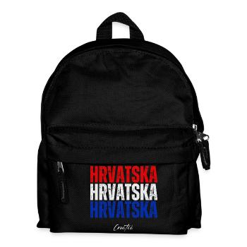 Drapeau croate, fierté croate - Sac à dos Enfant - noir - Devant