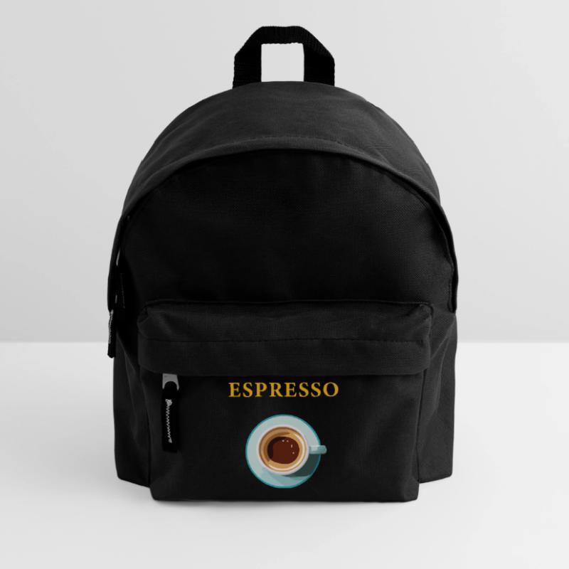 Espresso Coffee Pattern for Coffee Lovers Kids' Backpack
