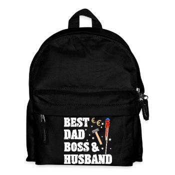 Meilleur père, patron et mari - Sac à dos Enfant - noir - Devant